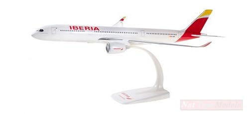 Herpa Airbus A350-900 Iberia 1:200 Modell, Kunststoff-Steckmodell mit Stand, Weiß, für Erwachsene und Kinder ab 3 Jahren, Aviation Enthusiasten und Modellbauer Herpa Airbus A350-900 Iberia 1:200 Modell, Kunststoff-Steckmodell mit Stand, Weiß, für Erwachsene und Kinder ab 3 Jahren, Aviation Enthusiasten und Modellbauer von herpa