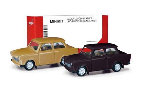 herpa 013901-002 1:87, samtocker/rallyeschwarz Modellbausatz MiniKit Trabant 601 Limousine, Miniatur im Maßstab, Sammlerstück, Kit für Modellbau, Kunststoff, Farbe herpa 013901-002 1:87, samtocker/rallyeschwarz Modellbausatz MiniKit Trabant 601 Limousine, Miniatur im Maßstab, Sammlerstück, Kit für Modellbau, Kunststoff, Farbe von herpa