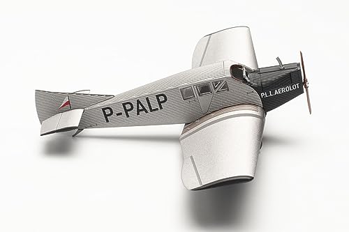 herpa 019453 Modellflugzeug (Polska Linia Lotnicza Aerolot) Junkers F13 – P-PALP, Miniatur im Maßstab 1:87, Sammlerstück, Modell ohne Standfuß, Kunststoff Miniaturmodell von herpa