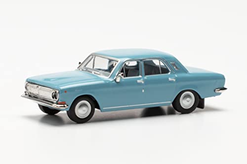 herpa 024334-004 M Modellauto Wolgla M 24, originalgetreu im Maßstab 1:87, Auto Modell für Diorama, Modellbau Sammlerstück, Deko Automodelle aus Kunststoff, Farbe: Pastellblau Wolga Miniaturmodell herpa 024334-004 M Modellauto Wolgla M 24, originalgetreu im Maßstab 1:87, Auto Modell für Diorama, Modellbau Sammlerstück, Deko Automodelle aus Kunststoff, Farbe: Pastellblau Wolga Miniaturmodell von herpa
