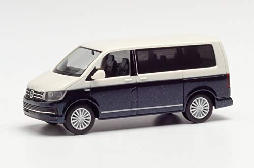 herpa 038730-002 Volkswagen VW T6 Multivan Bicolor, weiß/sternlichtblau Metallic in Miniatur zum Basteln Sammeln und als Geschenk herpa 038730-002 Volkswagen VW T6 Multivan Bicolor, weiß/sternlichtblau Metallic in Miniatur zum Basteln Sammeln und als Geschenk von herpa