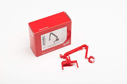 Herpa 054157 Hiab Ladekran X-HIPRO 232 E-3 für Langholztransporter, rot in Miniatur zum Basteln Sammeln und als Geschenk von herpa