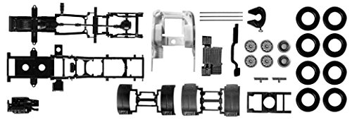 herpa 082433 - Zugmaschinen-Fahrgestell Scania R Vorlauf 3-Achs, Inhalt 2 Stück, Schwarz herpa 082433 - Zugmaschinen-Fahrgestell Scania R Vorlauf 3-Achs, Inhalt 2 Stück, Schwarz von herpa
