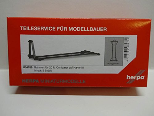 herpa 084789 Fahrzeug Rahmen für 20 Zoll Container auf Hakenlift herpa 084789 Fahrzeug Rahmen für 20 Zoll Container auf Hakenlift von herpa