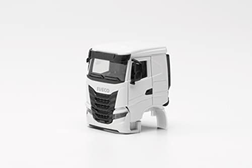 herpa 085496 Modellbausatz Fahrerhaus Iveco S-Way Flachdach, 2Stk. originalgetreu im Maßstab 1:87, Teilservice Modell LKW für Diorama, Modellbau Sammlerstück, Deko Miniaturmodelle aus Kunststoff, weiß herpa 085496 Modellbausatz Fahrerhaus Iveco S-Way Flachdach, 2Stk. originalgetreu im Maßstab 1:87, Teilservice Modell LKW für Diorama, Modellbau Sammlerstück, Deko Miniaturmodelle aus Kunststoff, weiß von herpa