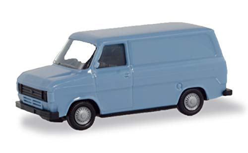 herpa 094863 Ford Transit Kasten, Pastellblau in Mini zum Basteln und Sammeln, Small von herpa