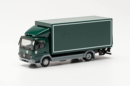 herpa 096645 Mercedes-Benz Atego `10 Koffer-LKW mit Ladebordwand „Zoll“ Auto Miniaturmodelle Kleinmodell Sammlerstück Detailgetreu, mehfarbig von herpa