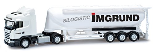 herpa 302371 - Scania R HL Eutersilo-Sattelzug Imgrund Silogistic, Miniaturmodell von herpa