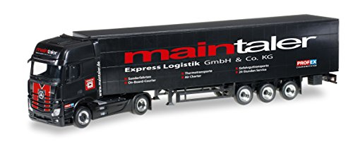 herpa 306300 - Mercedes-Benz Actros Gigaspace Gardinenplanen-Sattelzug Maintaler, Fahrzeug herpa 306300 - Mercedes-Benz Actros Gigaspace Gardinenplanen-Sattelzug Maintaler, Fahrzeug von herpa