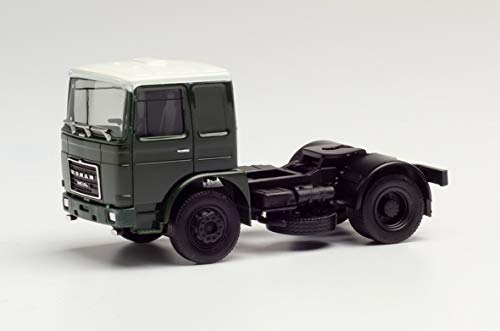 herpa 310550-002 Roman Diesel 4×2 Zugmaschine, dunkelgrün/weiß in Miniatur zum Basteln Sammeln und als Geschenk von herpa