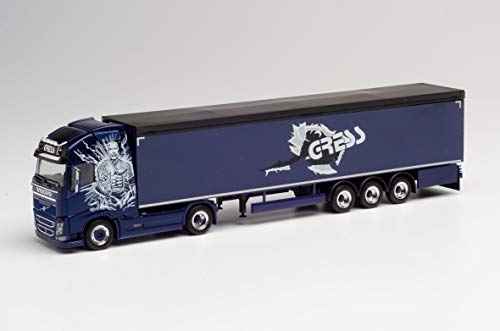 herpa 312219 Volvo FH Gl. XL Schubboden-Sattelzug Helmut Gress Transporte, Mehrfarbig herpa 312219 Volvo FH Gl. XL Schubboden-Sattelzug Helmut Gress Transporte, Mehrfarbig von herpa