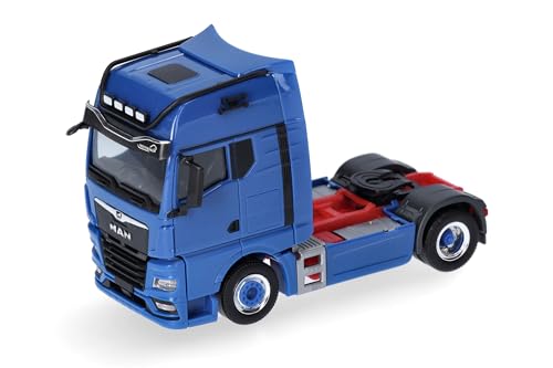 Herpa LKW Modell Man TGX GX Individual Solozugmaschine 2achs, Miniatur im Maßstab 1:87, Sammlerstück, Made in Germany, Kunststoff von herpa