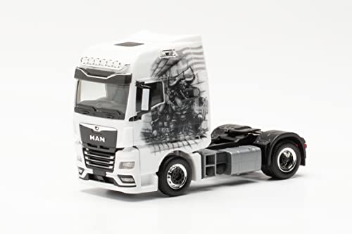 herpa 315715 TGX GX Individual Zugmaschine „Lagoudakis 5 / Minotaurus“, originalgetreu im Maßstab 1:87, Modell LKW für Diorama, Modellbau Sammlerstück, Deko Miniaturmodelle aus Kunststoff, Mehrfarbig herpa 315715 TGX GX Individual Zugmaschine „Lagoudakis 5 / Minotaurus“, originalgetreu im Maßstab 1:87, Modell LKW für Diorama, Modellbau Sammlerstück, Deko Miniaturmodelle aus Kunststoff, Mehrfarbig von herpa