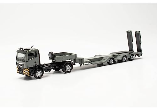 herpa 316194 LKW Modell Man TGS NN 4x4 Allrounder-Sattelzug, Miniatur im Maßstab 1:87, Sammlerstück, Made in Germany, Kunststoff Miniaturmodell von herpa