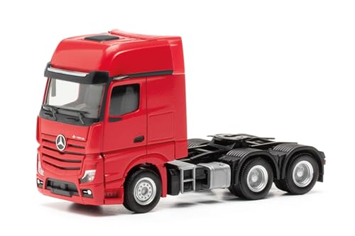 Herpa LKW Modell Mercedes-Benz Actros L Gigaspace Solozugmaschine3achs (6x4), Miniatur im Maßstab 1:87, Sammlerstück, Made in Germany, Kunststoff von herpa