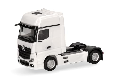 herpa 317948 LKW Modell Mercedes-Benz Actros L Gigaspace Solozugmaschine 2achs, Miniatur im Maßstab 1:87, Sammlerstück, Made in Germany, Kunststoff Miniaturmodell, Mehrfarbig herpa 317948 LKW Modell Mercedes-Benz Actros L Gigaspace Solozugmaschine 2achs, Miniatur im Maßstab 1:87, Sammlerstück, Made in Germany, Kunststoff Miniaturmodell, Mehrfarbig von herpa