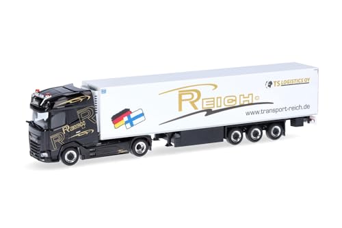 herpa 318112 LKW Modell DAF XG+ Kühlkoffer-Sattelzug Reich, Miniatur im Maßstab 1:87, Sammlerstück, Made in Germany, Kunststoff herpa 318112 LKW Modell DAF XG+ Kühlkoffer-Sattelzug Reich, Miniatur im Maßstab 1:87, Sammlerstück, Made in Germany, Kunststoff von herpa