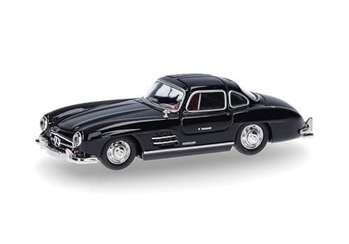 herpa 421089 Modellauto Mercedes-Benz 300 SL Flügeltürer, Miniatur im Maßstab 1:87, Sammlerstück, Made in Germany, Modell aus Kunststoff, Farbe: schwarz Miniaturmodell herpa 421089 Modellauto Mercedes-Benz 300 SL Flügeltürer, Miniatur im Maßstab 1:87, Sammlerstück, Made in Germany, Modell aus Kunststoff, Farbe: schwarz Miniaturmodell von herpa