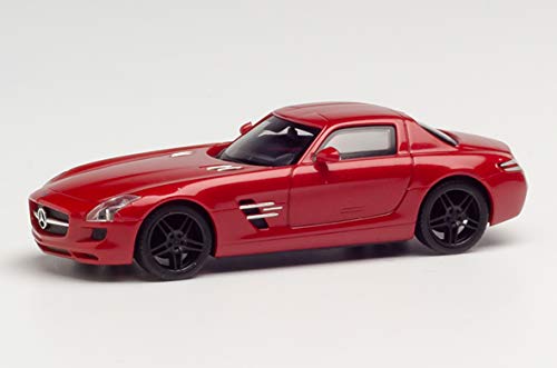 herpa 430784 Mercedes-Benz SLS AMG „Le Mans Modellsammlung, Miniaturmodelle, Kleinmodell, Sammlerstück, Detailgetreu, Kunststoff Modell Auto, Rot Metallic, Maßstab 1:87 herpa 430784 Mercedes-Benz SLS AMG „Le Mans Modellsammlung, Miniaturmodelle, Kleinmodell, Sammlerstück, Detailgetreu, Kunststoff Modell Auto, Rot Metallic, Maßstab 1:87 von herpa