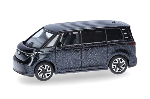herpa 431125 Modellauto VW ID. Buzz, Miniatur im Maßstab 1:87, Sammlerstück, Made in Germany, Modell aus Kunststoff Miniaturmodell, Starlight Blue Metallic herpa 431125 Modellauto VW ID. Buzz, Miniatur im Maßstab 1:87, Sammlerstück, Made in Germany, Modell aus Kunststoff Miniaturmodell, Starlight Blue Metallic von herpa