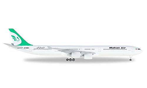 herpa 529228 Mahan Air Airbus A340-600, Miniaturfahrzeuge von herpa