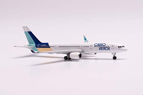 herpa 534581 Cabo Verde Airlines Boeing 757-200-Island of Sal Colors – D4-CCF Praia de Santa Maria, Mehrfarbig von herpa