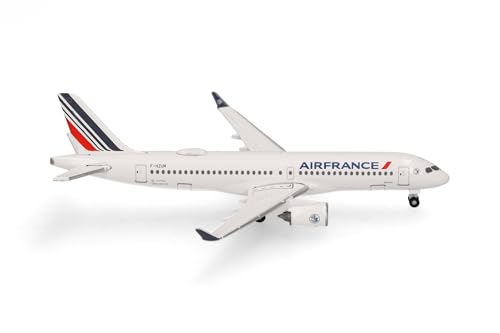 herpa 535991-001 Modellflugzeug Air France Airbus A220-300 Miniatur im Maßstab 1:500, Sammlerstück, Modell ohne Standfuß, Metall Miniaturmodell, weiß, rot, blau herpa 535991-001 Modellflugzeug Air France Airbus A220-300 Miniatur im Maßstab 1:500, Sammlerstück, Modell ohne Standfuß, Metall Miniaturmodell, weiß, rot, blau von herpa