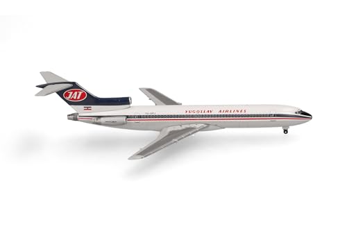 Herpa Modellflugzeug Boeing 727-200 JAT Jugoslav Airlines, Miniatur im Maßstab 1:500, Sammlerstück, Modell ohne Standfuß, Metall Herpa Modellflugzeug Boeing 727-200 JAT Jugoslav Airlines, Miniatur im Maßstab 1:500, Sammlerstück, Modell ohne Standfuß, Metall von herpa