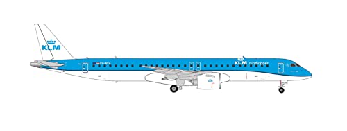 Herpa 572071 KLM Cityhopper Embraer E195-E2-PH-NXA, Mehrfarbig von herpa