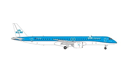 Herpa 572071 KLM Cityhopper Embraer E195-E2-PH-NXA, Mehrfarbig von herpa