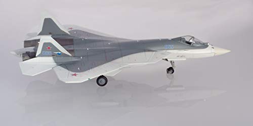 herpa 580441 Other License Sukhoi T-50 Prototype “White Shark”, Wings/Flugzeug zum Sammeln, Mehrfarbig von herpa