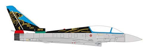 herpa 580502 Eurofighter Italian Air Force Typhoon twin-seat-20° Gruppo 100th Anniversary in Miniatur zum Basteln Sammeln und als Geschenk, Mehrfarbig von herpa