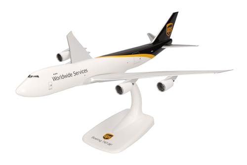 herpa 612241 – UPS Boeing 747-8F UPS Airlines, Flugzeug zum Sammeln, Flugzeugmodelle, Steckmodell, Modellsammlung, Bastler, Miniaturmodelle, Modellbausatz, Kleinmodell, Airplane - Maßstab 1:250 von herpa