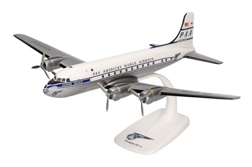 herpa 612784 – Pan American World Airways Douglas DC-4, Clipper Munich N90906, Modell Flugzeug mit Standfuß, Flieger, Miniaturmodelle, Kleinmodell, Sammlerstück, Kunststoff, Mehrfarbig - Maßstab 1:125 herpa 612784 – Pan American World Airways Douglas DC-4, Clipper Munich N90906, Modell Flugzeug mit Standfuß, Flieger, Miniaturmodelle, Kleinmodell, Sammlerstück, Kunststoff, Mehrfarbig - Maßstab 1:125 von herpa