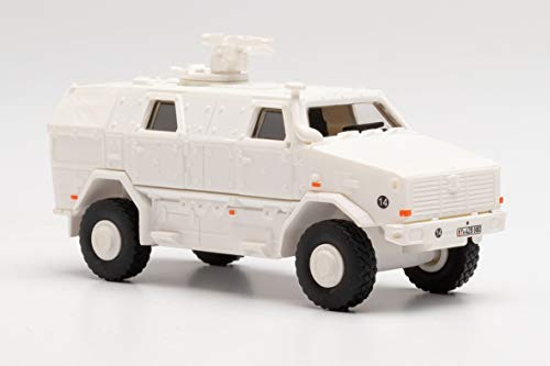 herpa 746731 ATF Dingo „UN“ in Miniatur zum Basteln Sammeln und als Geschenk, Mehrfarbig herpa 746731 ATF Dingo „UN“ in Miniatur zum Basteln Sammeln und als Geschenk, Mehrfarbig von herpa
