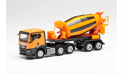 herpa - Man TGS TN Betonmischer-Sattelzug, kommunalorange, 314640, Mehrfarbig herpa - Man TGS TN Betonmischer-Sattelzug, kommunalorange, 314640, Mehrfarbig von herpa
