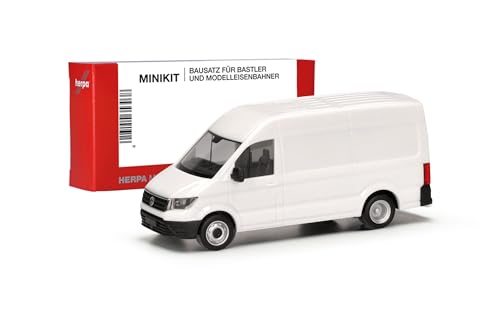Herpa Modellbausatz MiniKit VW Crafter Kasten HD mit Zwillingsbereifung, weiß, Miniatur im Maßstab 1:87, Sammlerstück, Kit für Modellbau, Kunststoff Herpa Modellbausatz MiniKit VW Crafter Kasten HD mit Zwillingsbereifung, weiß, Miniatur im Maßstab 1:87, Sammlerstück, Kit für Modellbau, Kunststoff von herpa