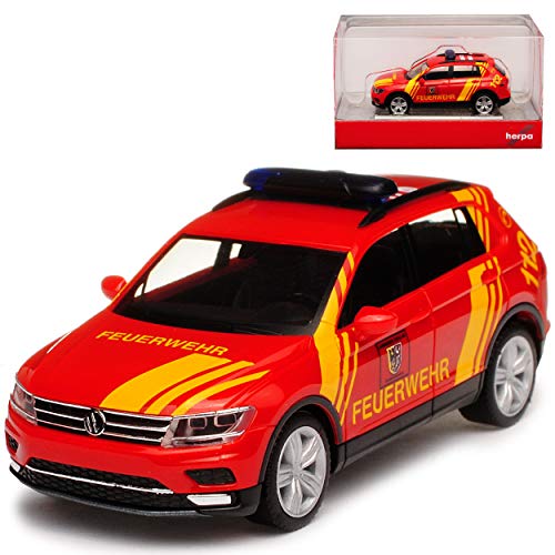 herpa Volkwagen Tiguan II Feuerwehr Goslar 2. Generation Ab 2015 H0 1/87 Modell Auto mit individiuellem Wunschkennzeichen von herpa