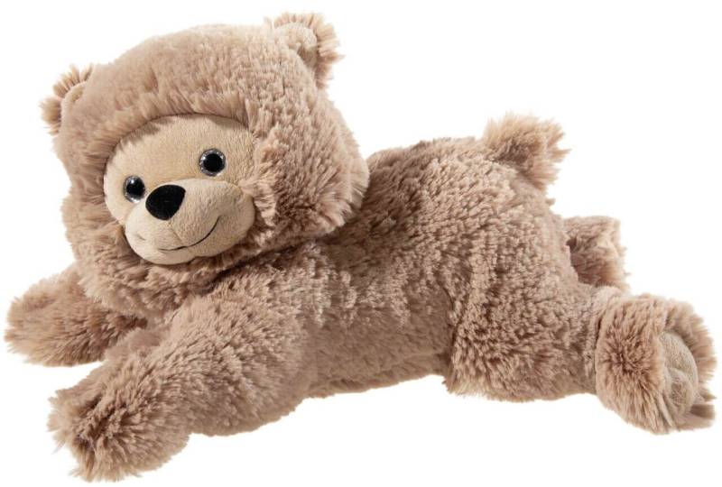 BÄRLI liegend hellbraun, Plüschtier Bär 30cm von heunec
