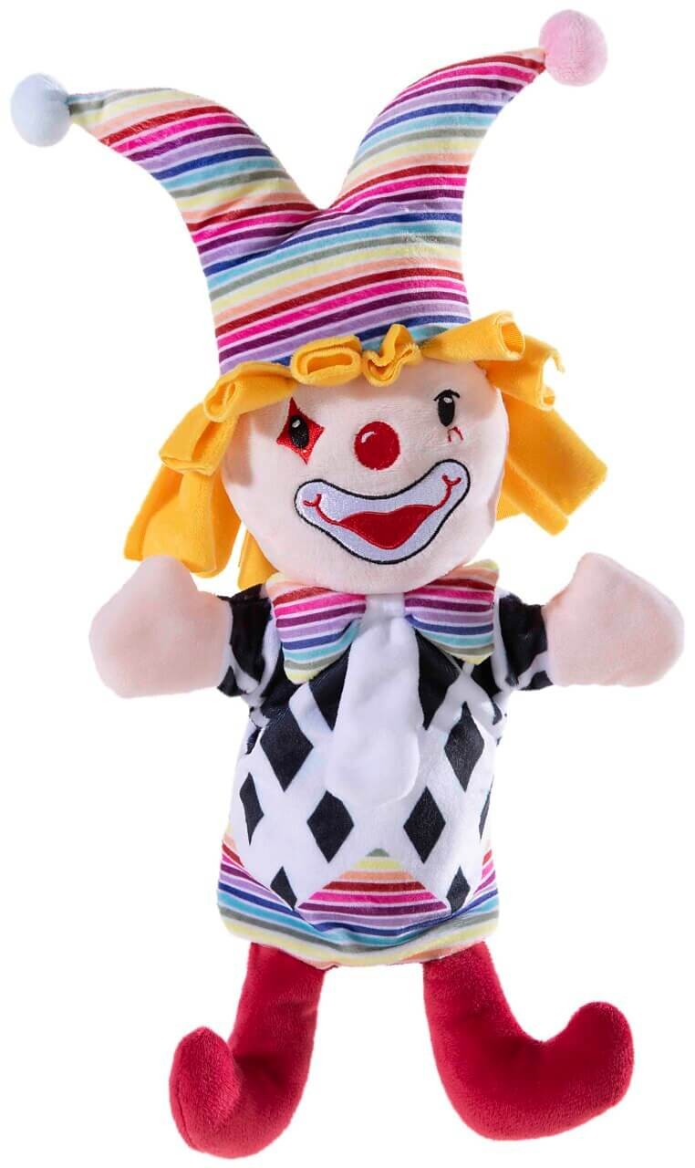 Handpuppe Clown 24 cm von heunec