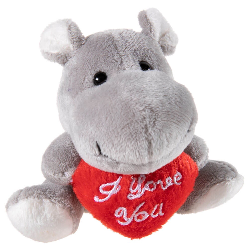 Kuschel-HIPPO mit Herz, Gr. 10cm, Plüschtier mit Herz Kuschel-HIPPO mit Herz, Gr. 10cm, Plüschtier mit Herz von heunec