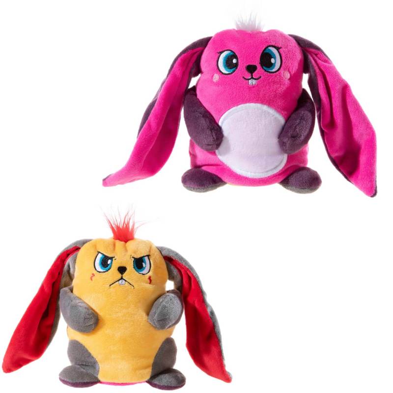 MOODBOOSTER Häschen Izzi, gelb/pink, 15cm von heunec