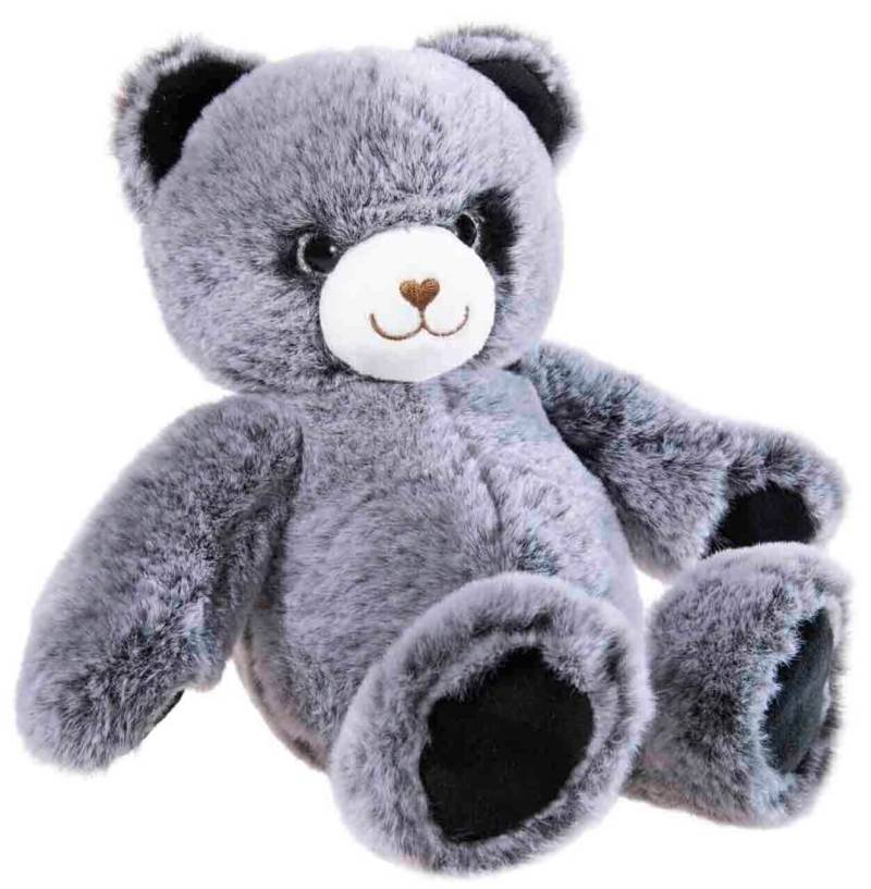 Plüchtier Bär "two-tone" graubraun 30 cm, mit Glitzeraugen von heunec