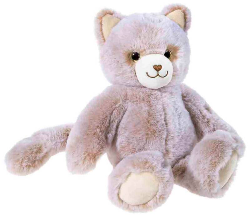 Plüchtier Katze "two-tone" lachscreme 30 cm von heunec