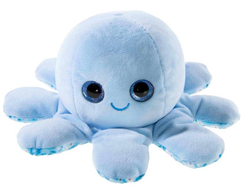 Plüsch-Oktopus, 18cm, hellblau – perfekt zum Kuscheln und Spielen von heunec