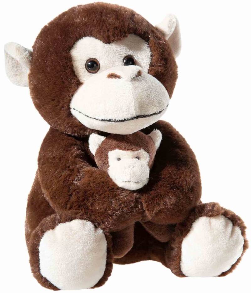 Plüschtier Affe mit Baby von heunec