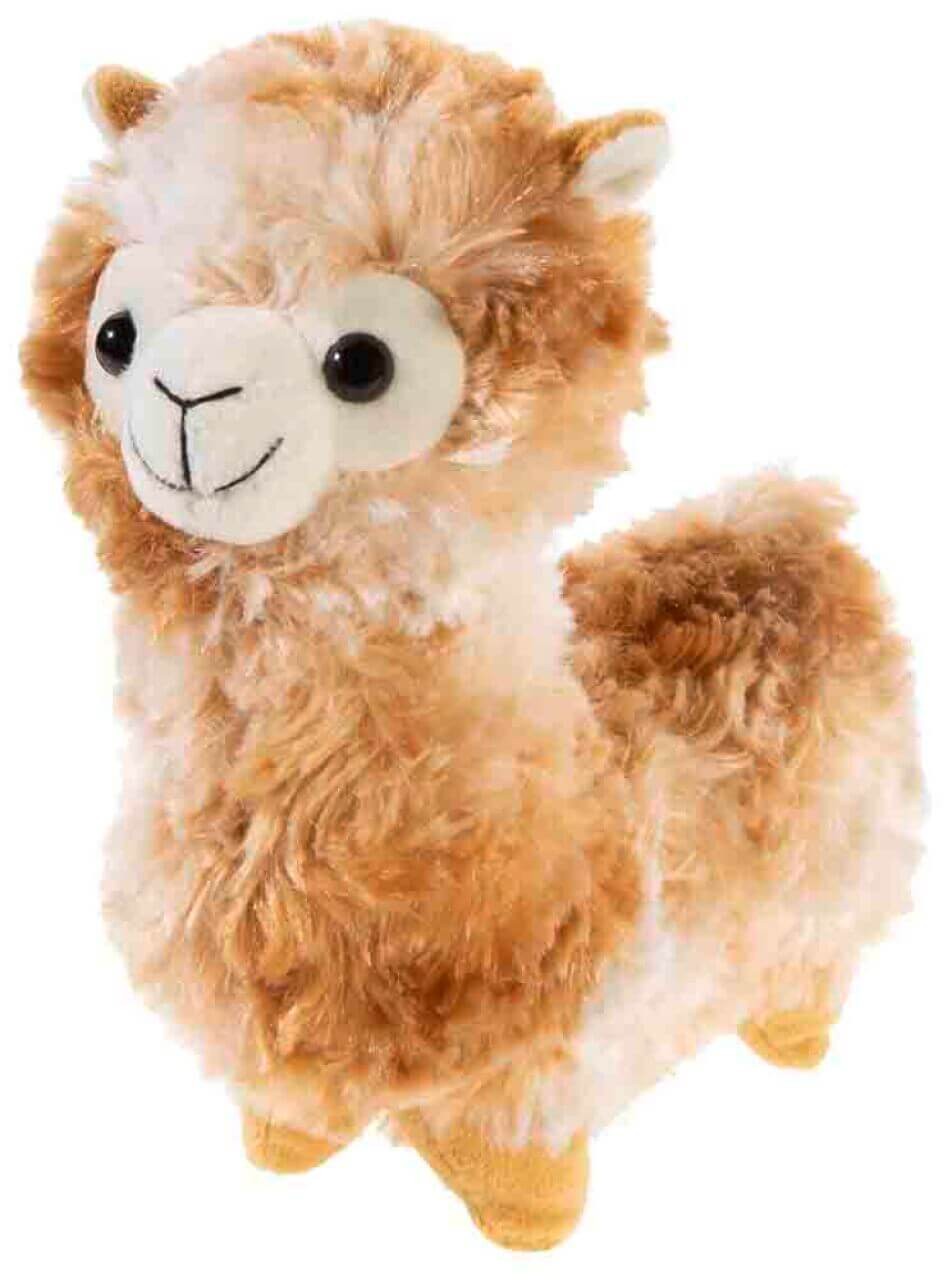 Plüschtier LAMA stehend zweifarbig karamell 18 cm Plüschtier LAMA stehend zweifarbig karamell 18 cm von heunec