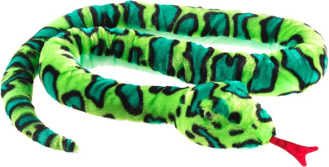 Plüschtier Schlange, grün, Länge 170cm Plüschtier Schlange, grün, Länge 170cm von heunec