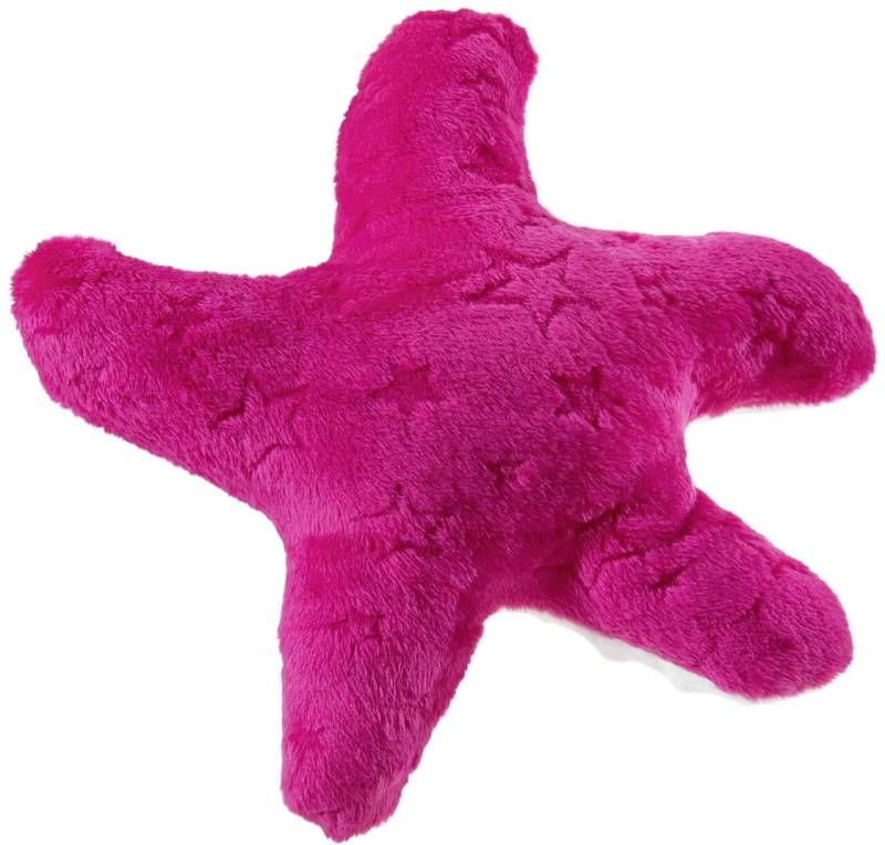 STELLINA Plüsch-Seestern mit Stickerei hot pink von heunec