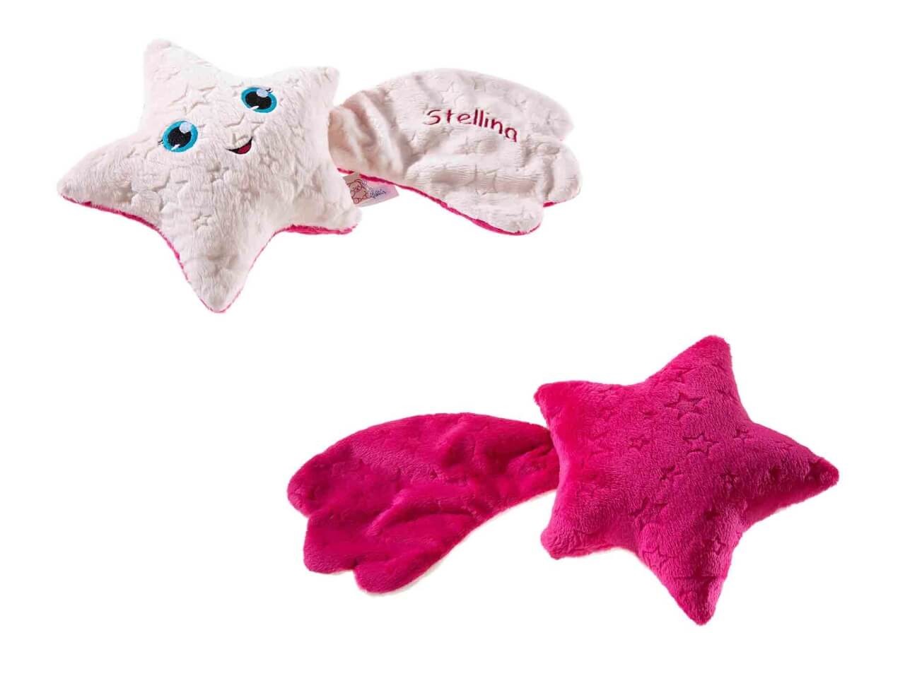 STELLINA Sternschnuppe hotpink, bestickt, mit Knisterschweif STELLINA Sternschnuppe hotpink, bestickt, mit Knisterschweif von heunec